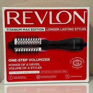 NIB! Revlon Dryer Brush Titanium Max Edition